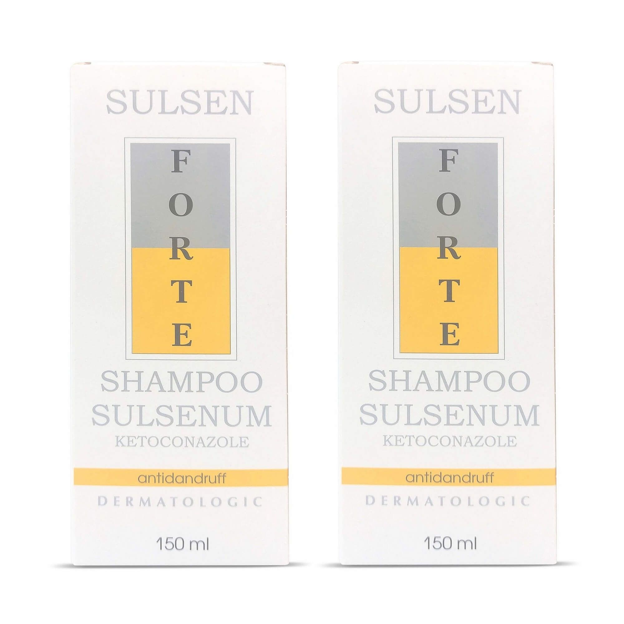 Изображение товара 2Х Шампунь для волос с кетоконазолом Сульсен Форте 150мл