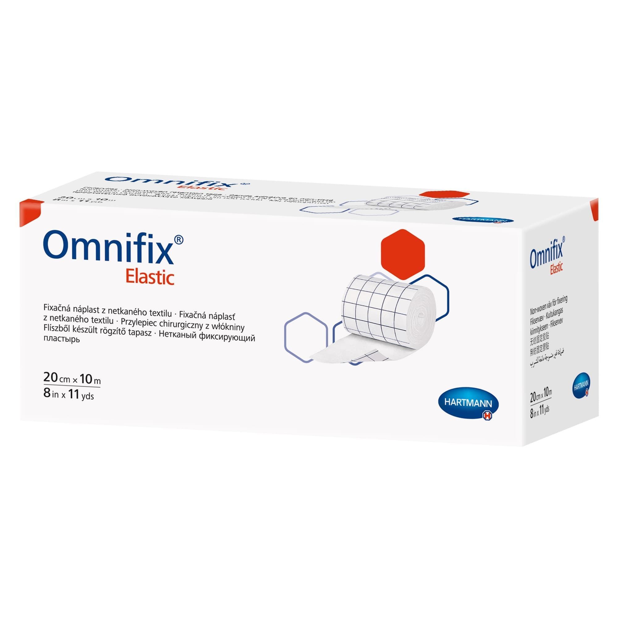 Изображение товара Пластырь фиксирующий нестерильный нетканый Elastic Omnifix/Омнификс 10м х 20см