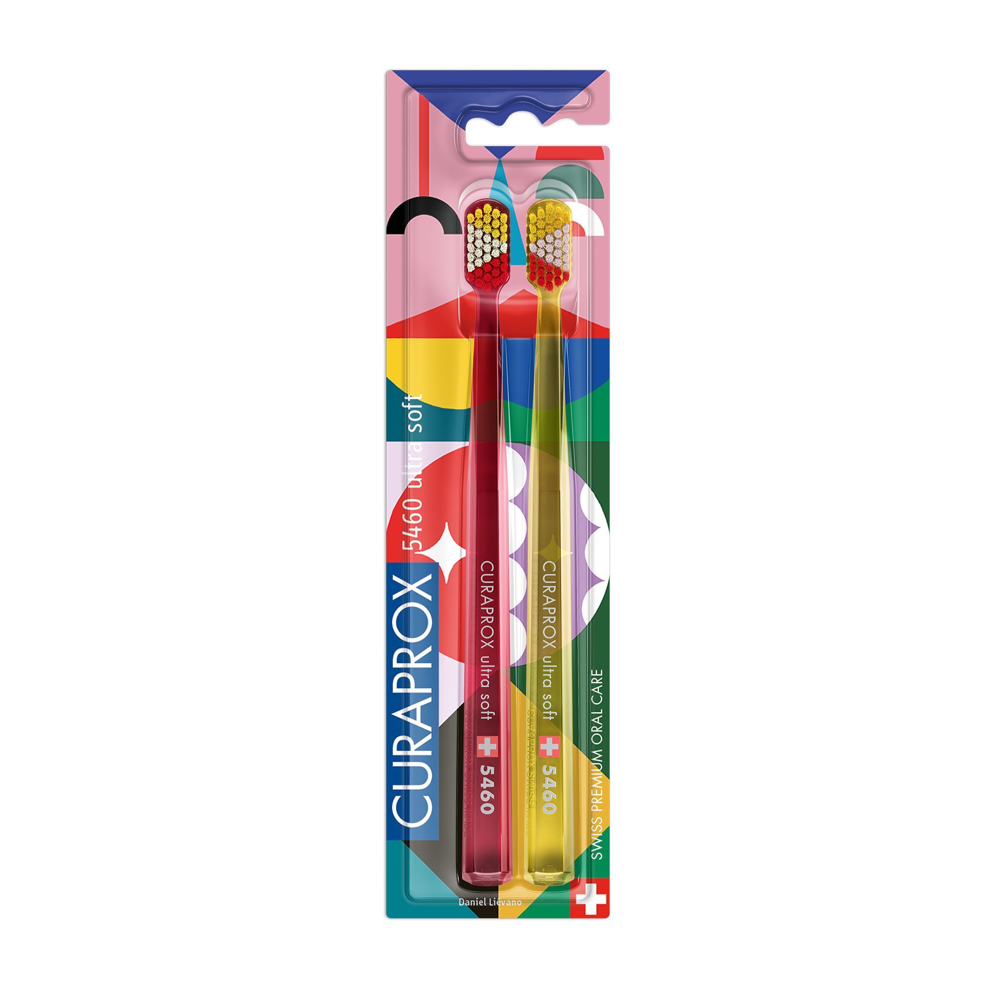 Изображение товара Щетка зубная ультрамягкая для взрослых Power Smile Curaprox/Курапрокс 2шт (CS5460/2)