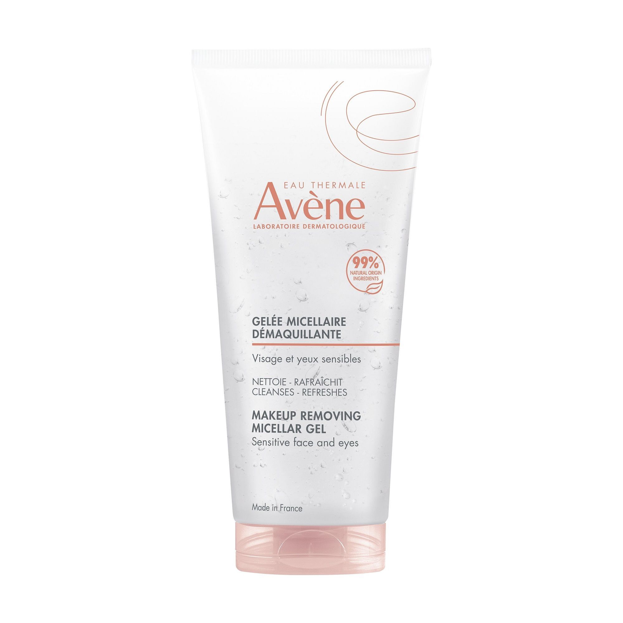 Изображение товара Avene Мицеллярный гель для снятия макияжа 200мл для чувствительной кожи лица и глаз