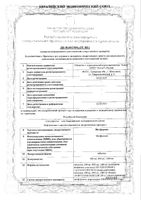 Метформин таблетки 500мг 60шт: миниатюра сертификата