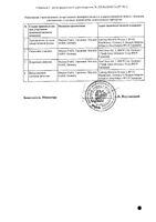 Индапамид ретард-Тева таблетки пролонгированного действия 1,5мг 30шт: миниатюра сертификата №2
