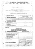 Винпоцетин Форте Канон таблетки 10мг 30шт: миниатюра сертификата