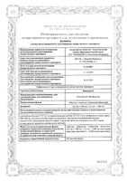 Випдомет таблетки п/о плен. 12,5мг+1000мг 56шт: миниатюра сертификата