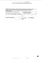 Спазган Нео таблетки п/о плен. 400мг+5мг+0,1мг 20шт: миниатюра сертификата №2