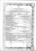 Нимесулид-МБФ гранулы для приг. суспензии для приема внутрь пак. 100мг 2г 5шт: миниатюра сертификата №3