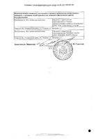 Парацетамол раствор для приема внутрь 25мг/мл 100мл: миниатюра сертификата №2