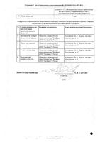 Офлоксацин Велфарм таблетки п/о плен. 200мг 10шт: миниатюра сертификата №2
