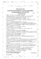 Комплект одежды и белья медицинский одноразовый из нетканных материалов простыня нестерильная Ньюфарм 70х80см: миниатюра сертификата №3