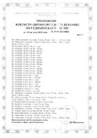 Набор пластыри медицинские тканые ЭкоКоттон 1,9см х 7,2см 10 шт.: миниатюра сертификата №4