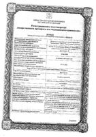 Протаргол таблетки для приг. раствора для местного прим.200мг+Растворитель 10мл: миниатюра сертификата