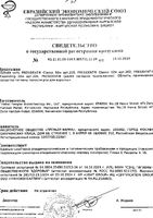 Флосс межзубный ультраплоский Ultra-Flat President/Президент 20м (205): миниатюра сертификата