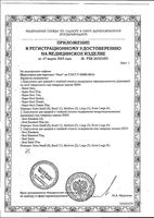Подгузники Super Seni (Супер Сени) medium р.2 75-110 см. 1700 мл 30 шт.: миниатюра сертификата №2