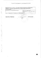 Пентоксифиллин таблетки кишечнорастворимые п/о плен. 100мг 60шт: миниатюра сертификата №2