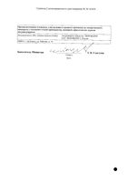 Гептор таблетки кишечнорастворимые п/о 400мг 40шт: миниатюра сертификата №2