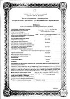 Ирунин капсулы 100мг 28шт: миниатюра сертификата