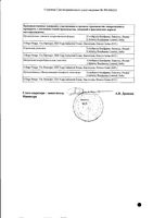 Ремерус Ультра таблетки п/о плен. 50мг+450мг 30шт: миниатюра сертификата №2