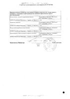 Брейнмакс раствор для в/в и в/м введ. амп. 100мг/мл+100мг/мл 2,5мл 10шт: миниатюра сертификата №2