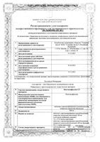 Пентоксифиллин-СЗ таблетки с пролонгированным высвобождением п/о плен. 400мг 60шт: миниатюра сертификата