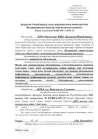 Кладакса таблетки жевательные для животных 400/100мг 12шт: миниатюра сертификата №3