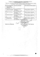 Бинноферум раствор для в/в введ. 20мг/мл 5мл 5шт: миниатюра сертификата №2