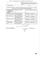 Моксонидин таблетки п/о плен. 0,2мг 14шт: миниатюра сертификата №2