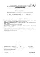 Фемодол Клима таблетки 500мг 60шт: миниатюра сертификата №2