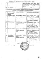 Амоксициллин+Клавулановая кислота таблетки п/о плен. 875мг+125мг 14шт: миниатюра сертификата №2
