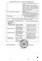 Детромбин раствор для инъекций шприц 9500анти-Ха МЕ/мл (2850анти-Ха МЕ/0,3мл) 0,3мл 10шт №2: миниатюра сертификата №4
