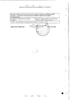 Астмасол Нео аэрозоль для ингаляций дозированный 20мкг/доза+50мкг/доза 200доз №2: миниатюра сертификата №10