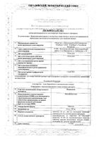 Фурадонин таблетки 100мг 20шт: миниатюра сертификата №27