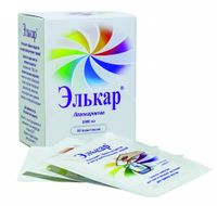 Элькар гранулы шипучие для приг раствора для внутр. прим. 1000мг пак. 5г 10 шт.