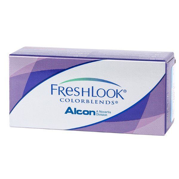 цена Линзы контактные цветные Alcon/Алкон freshlook colorblends (8.6/-2,00) Brown 2шт