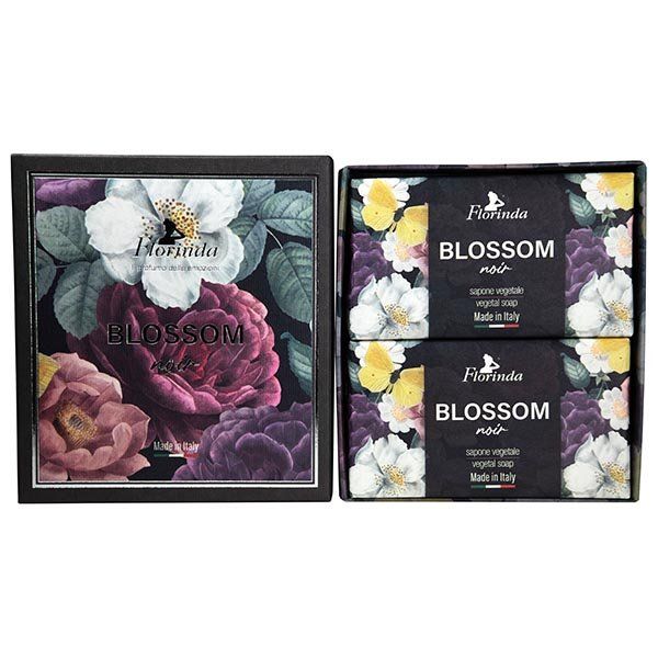 Купить Набор Флоринда: Мыло твердое туалетное черные цветы 200г 2шт, La Dispensa S.r.l, Италия