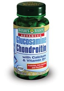 Глюкозамин и Хондроитин с кальцием и витамином Д3 Nature's Bounty/Нэйчес баунти таблетки 120шт