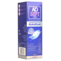 Средство ухода за линзами HydraGlyde AOsept Plus Alcon/Алкон 360мл миниатюра фото №2