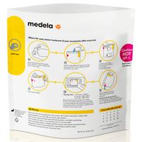 Пакеты для стерилизации в микроволновой печи Medela/Медела 5шт миниатюра фото №3