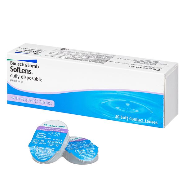 Линзы контактные SofLens Daily Disposable (-5.25/8.6) 30шт фото №2