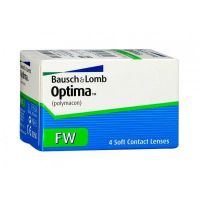 Контактные линзы optima fw 4 шт 8,4, -0,75 bausch+lomb