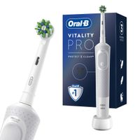 Щетка зубная электрическая 3708 с зарядным устройством 3757 белая Vitality Pro D103.413.3 Oral-B/Орал-би