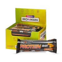 Батончик протеиновый с коллагеном орех в темной глазури Protein Bar Ironman 50г 12шт