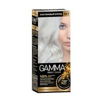 Крем-краска для волос платиновый блондин Gamma Perfect color Свобода тон 10.1