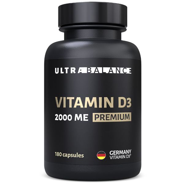 Витамин Д3 Премиум холекальциферол UltraBalance/УльтраБаланс капсулы 2000МЕ 180шт магний в6 ultrabalance ультрабаланс капсулы 60шт