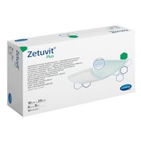 Повязки сорбционные стерильные Plus Zetuvit/Цетувит 10х20см 10шт миниатюра фото №4