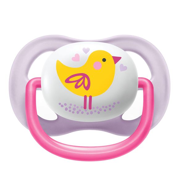 Соска-пустышка силиконовая ортодонтическая с футляром 0-6 мес. Ultra Air Philips Avent 2шт (SCF080/06) фото №6