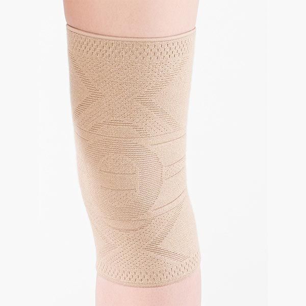 Бандаж на коленный сустав из бамбука, фиксация с силиконом Habic, бежевый,обхват 28-31см р.2 фото №7
