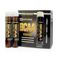 Аминокислоты жидкие Ironman BCAA 10 флак х 25 мл
