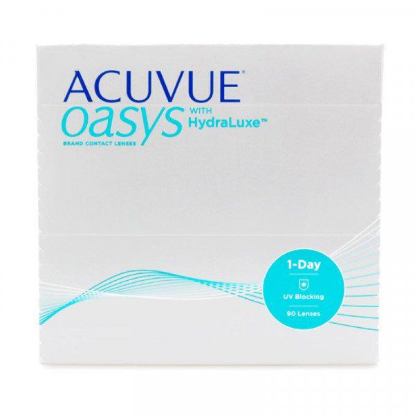 Линзы контактные Acuvue 1 Day Oasys with Hydraluxe (-7.00 /9.0) 90шт