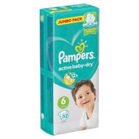 Подгузники Pampers (Памперс) Active Baby Dry Extra Large (13-18 кг), 52 шт миниатюра фото №3