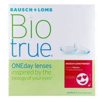 Линзы контактные для коррекции зрения однодневные Biotrue ONEday (-7.00/8.6) 90шт миниатюра